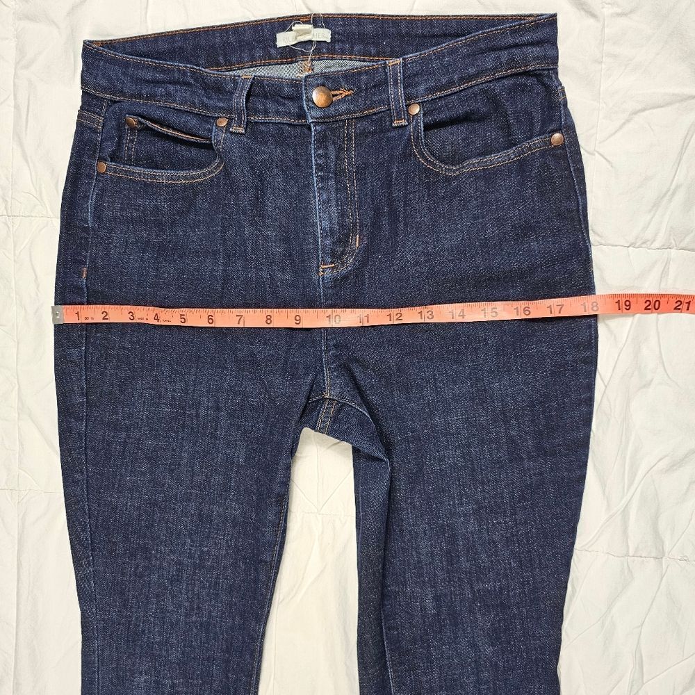Eileen Fisher Dark Wash High Rise Skinny Jeans Women's Size 6 - Picture 8 of 10